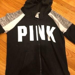 vs pink zip up